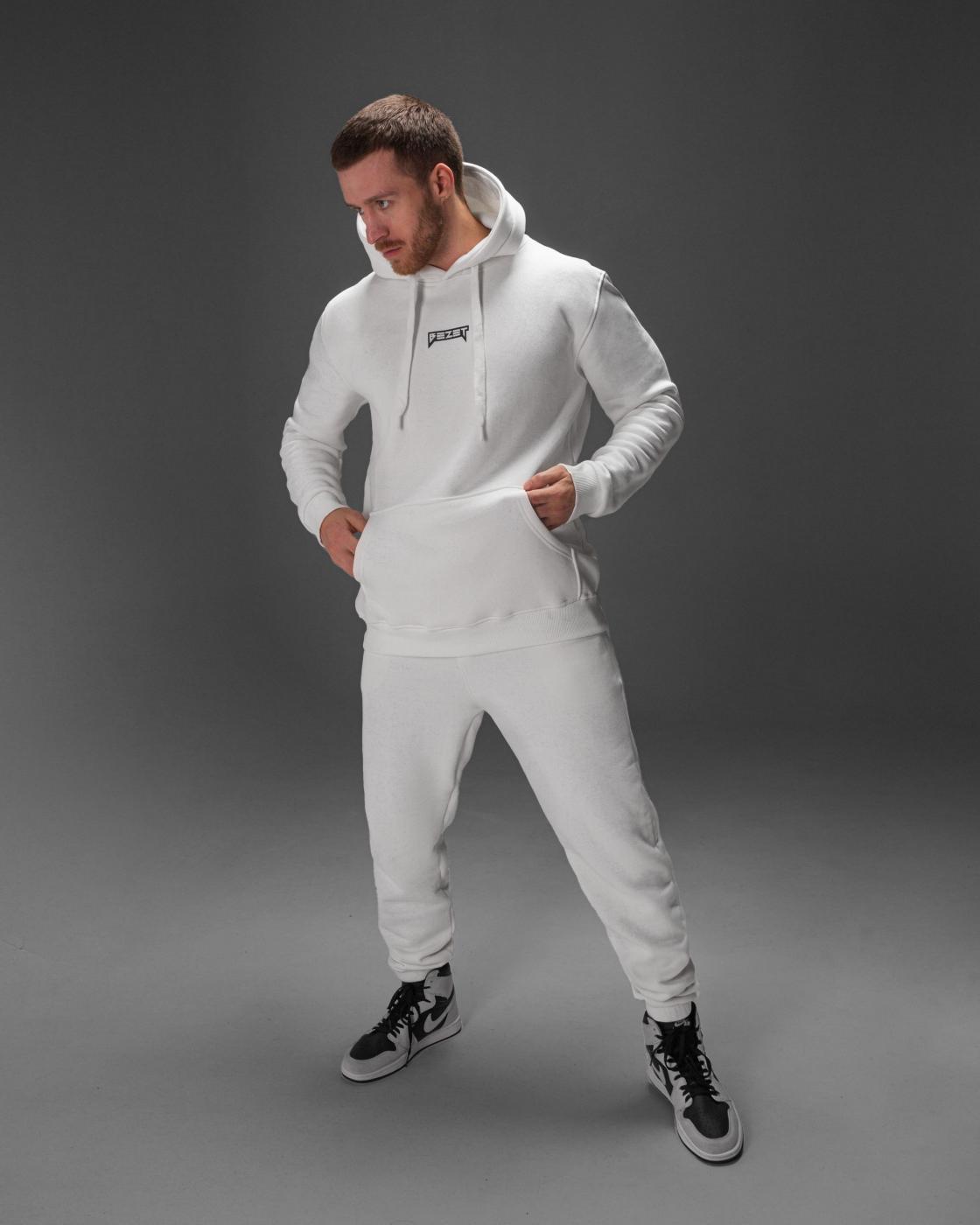 Брюки спортивные теплые BEZET белый