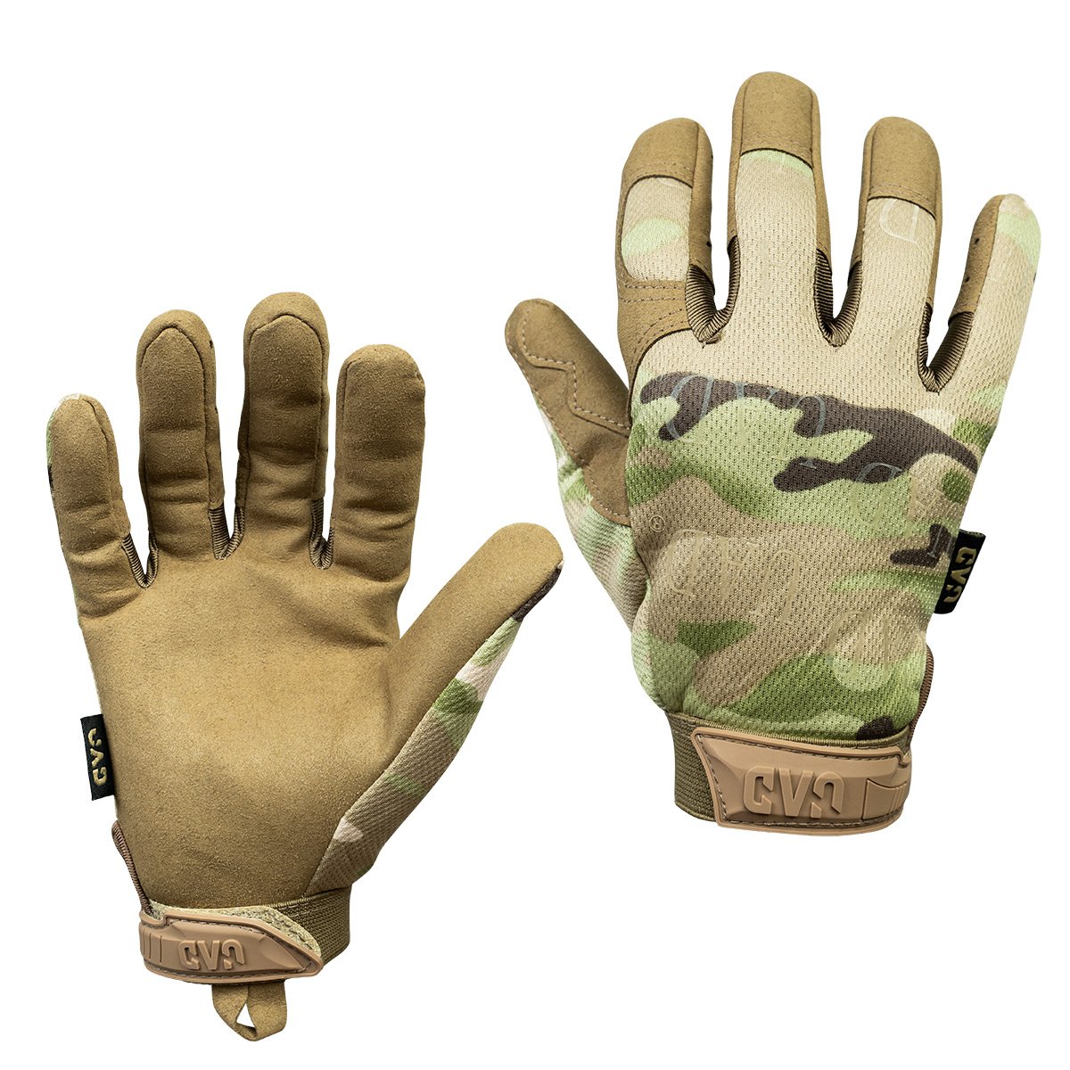 Рукавички тактичні повнопалі сенсорні ARES UAD Мультикам