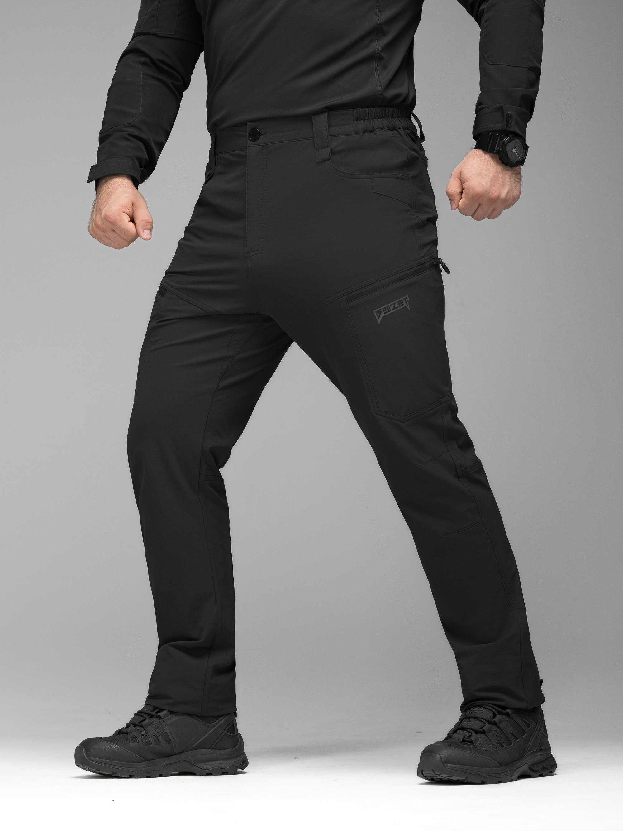 Штани карго тактичні BEZET TactDry 240 чорний - Фото 4