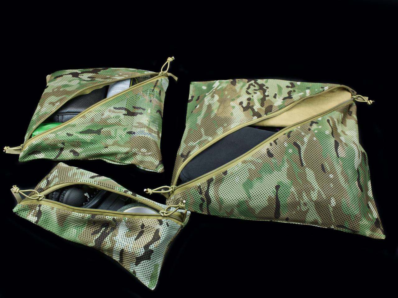 Сумки органайзери з сітки Мультикам MALVA AMMUNITION UKRAINE