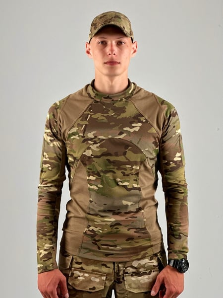 Рашгард тактичний SHRAPNEL Tactical Rashguard Multicam