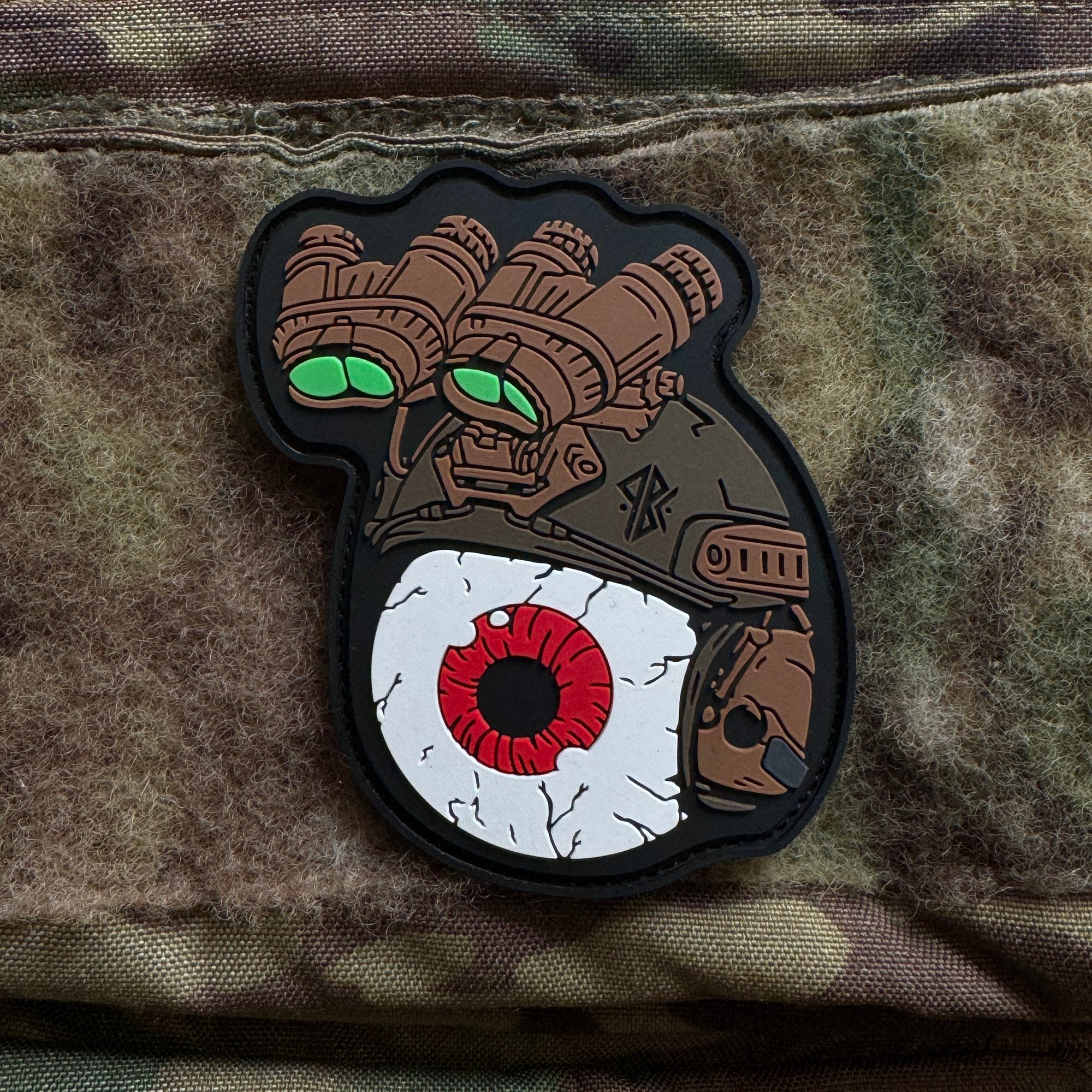 ПВХ патч "Глаз" Paracord By Cat