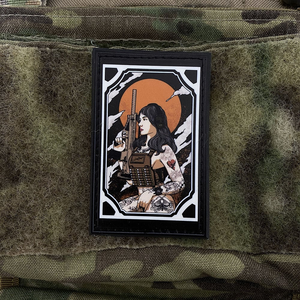 ПВХ патч "Pin Up Shotgun" Paracord By Cat