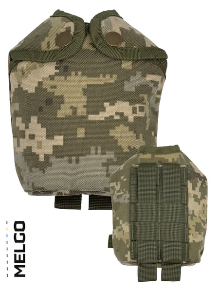 Чохол-підсумок MOLLE для фляги 1 л Cordura 1000 D Піксель MM-14