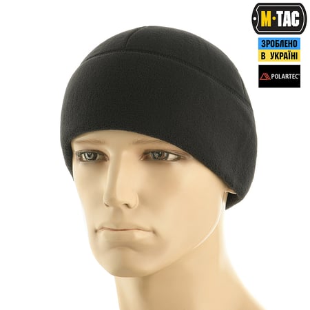Шапка флісова M-Tac Watch Cap Polartec Чорний СПЕЦПРОМ КР