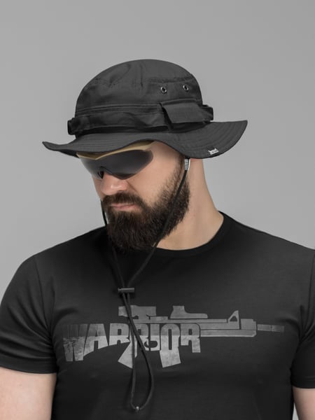 Панама BEZET Rasta чорний