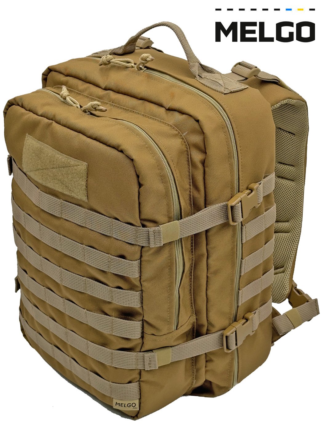 Рюкзак тактический 40 литров Койот Поликордура MELGO