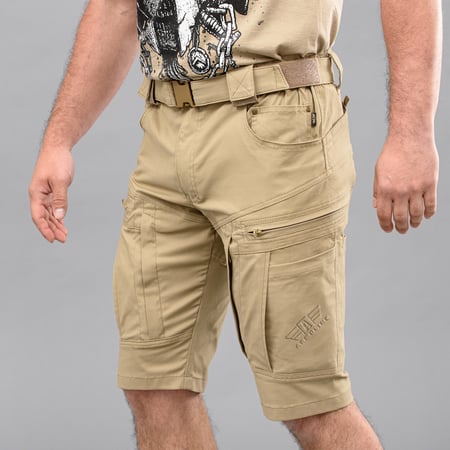 Шорти з ременем "SPARTAN" BEIGE (Котон Стрейч) Armoline