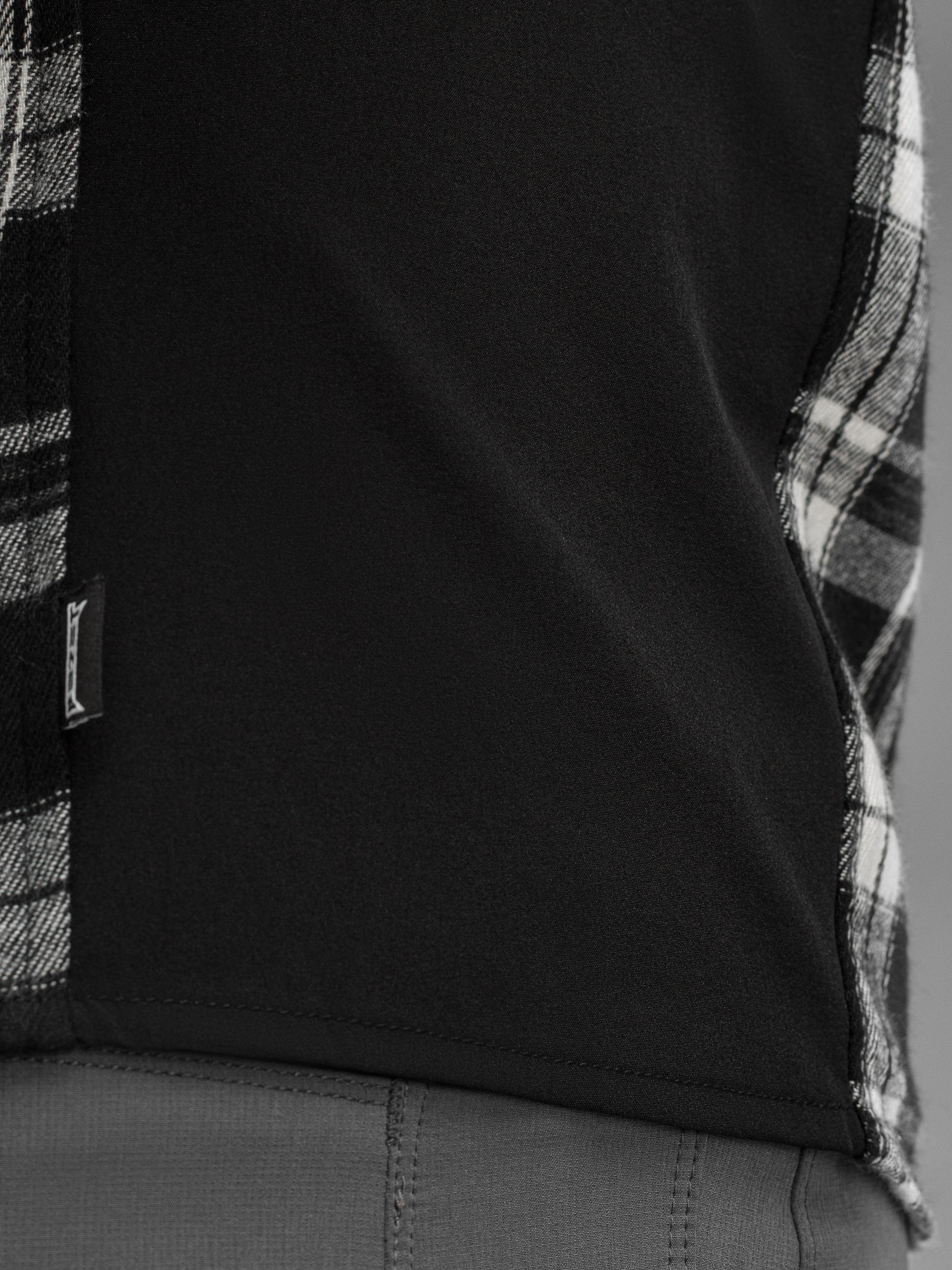 Сорочка фланелева BEZET Defender чорний/білий - Фото 26
