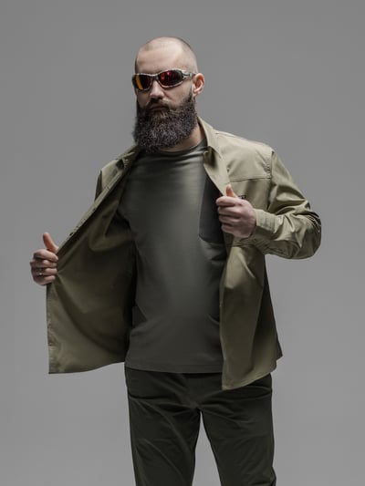 Сорочка BEZET Outland хакі - Фото 10