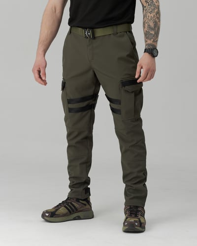 Штани карго BEZET Aggressive хакі - Фото 1