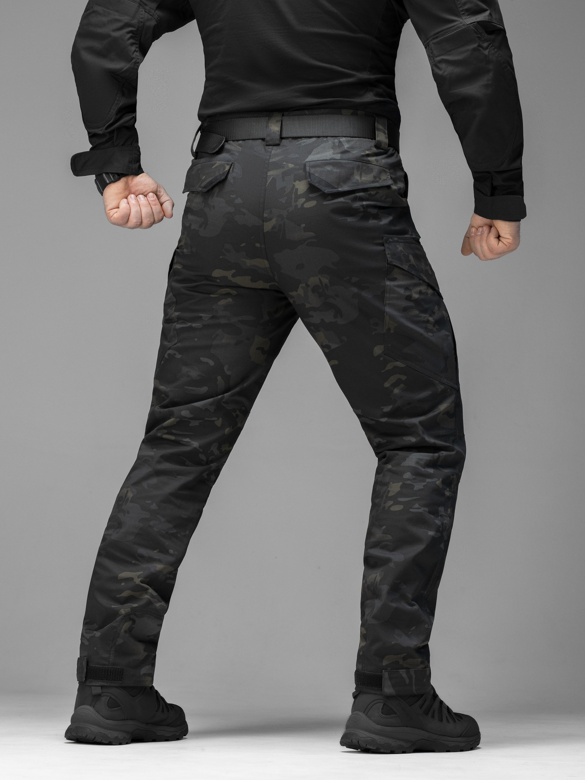 Брюки карго тактичні BEZET Onyx чорний мультикам - Фото 3