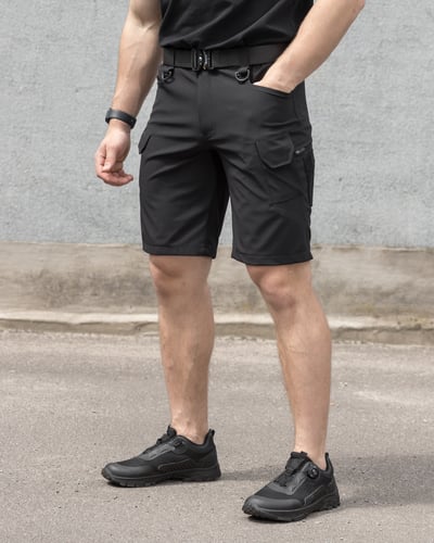 Шорти карго тактичні BEZET Байрактар чорний