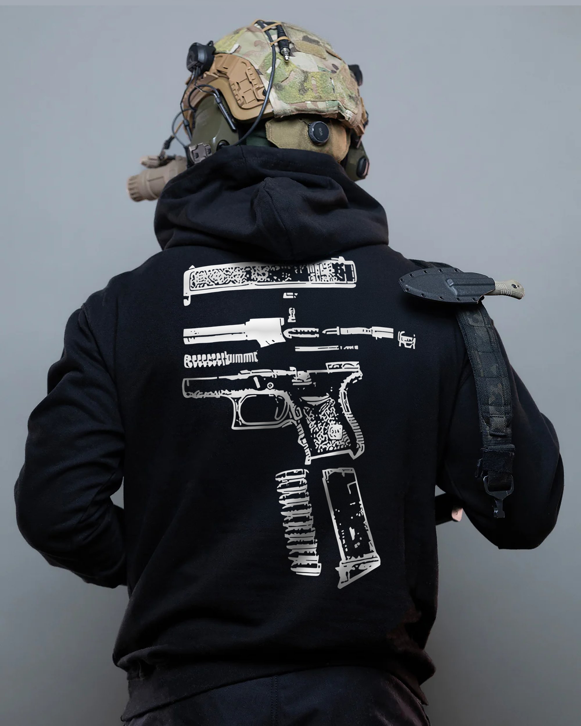 Худі на флісі / без флісу "In Glock We Trust" We feel