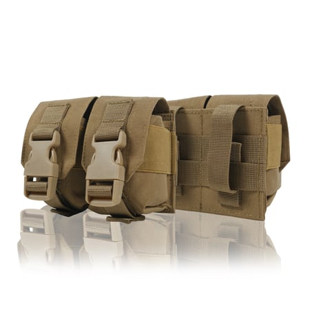 Подсумок под 2 гранаты Kiborg GU Double Mag Pouch (Койот) KIBORG