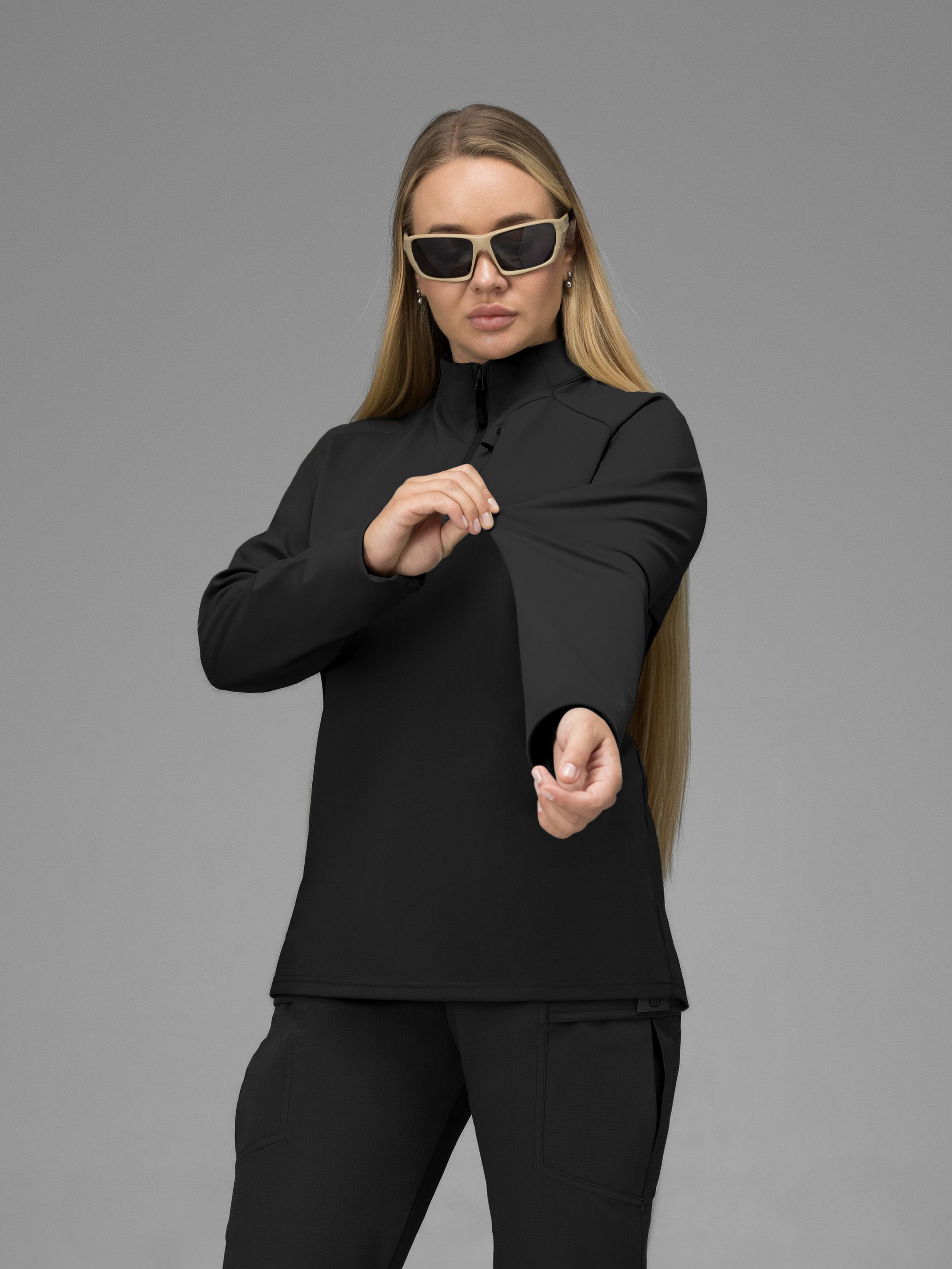 Кофта жіноча BEZET Active чорний - Фото 7