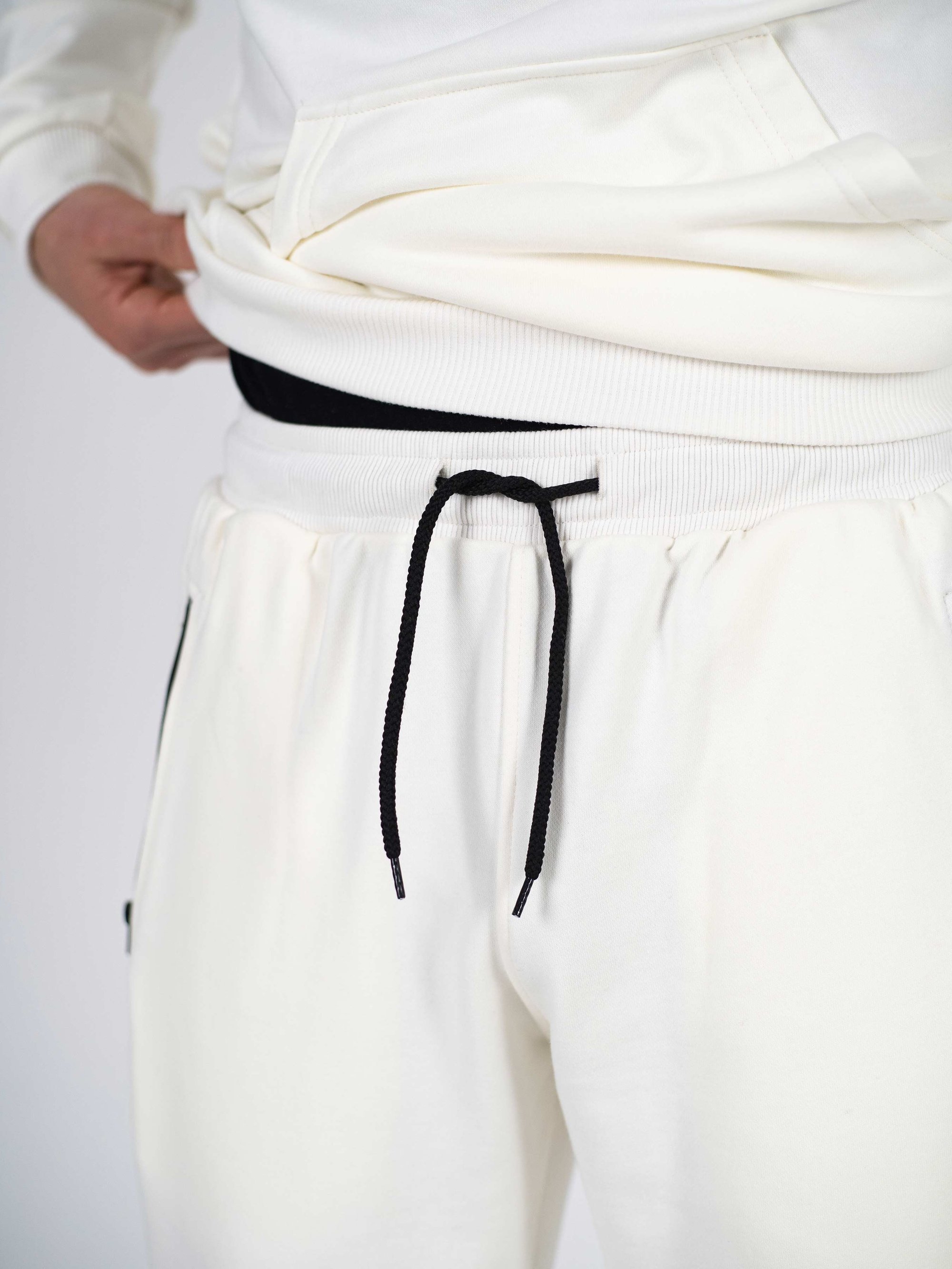 Штаны спортивные оверсайз Custom Wear белые - Фото 2
