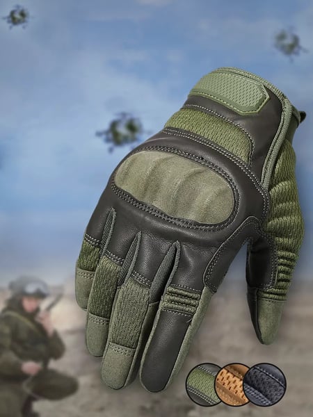 Рукавиці тактичні BEZET Hawk хакі