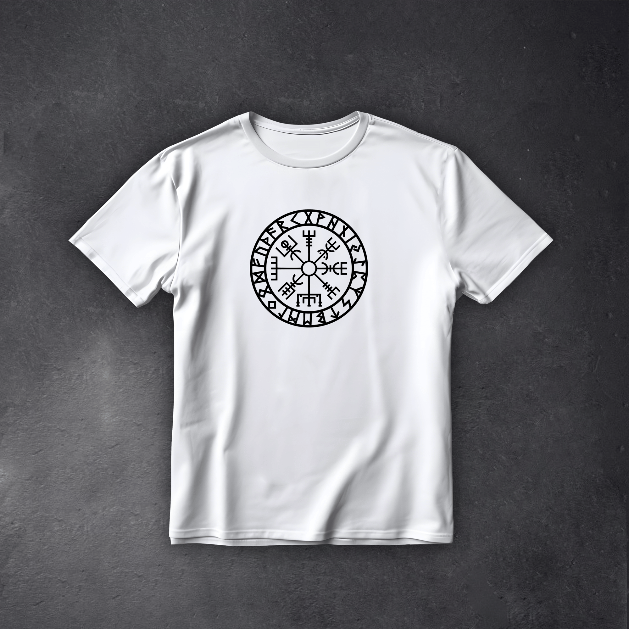 Футболка Agyshjalm ver.1 чоловіча біла We feel