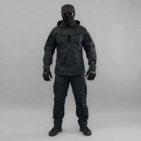 Костюм польовий "CRUSADER" BLACK Armoline