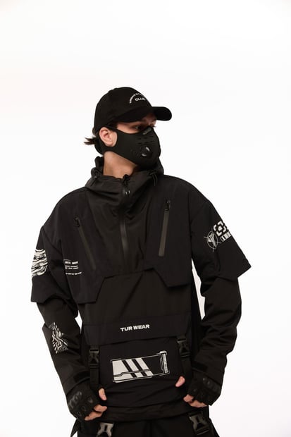 Анорак SM-2413, чорний TURWEAR