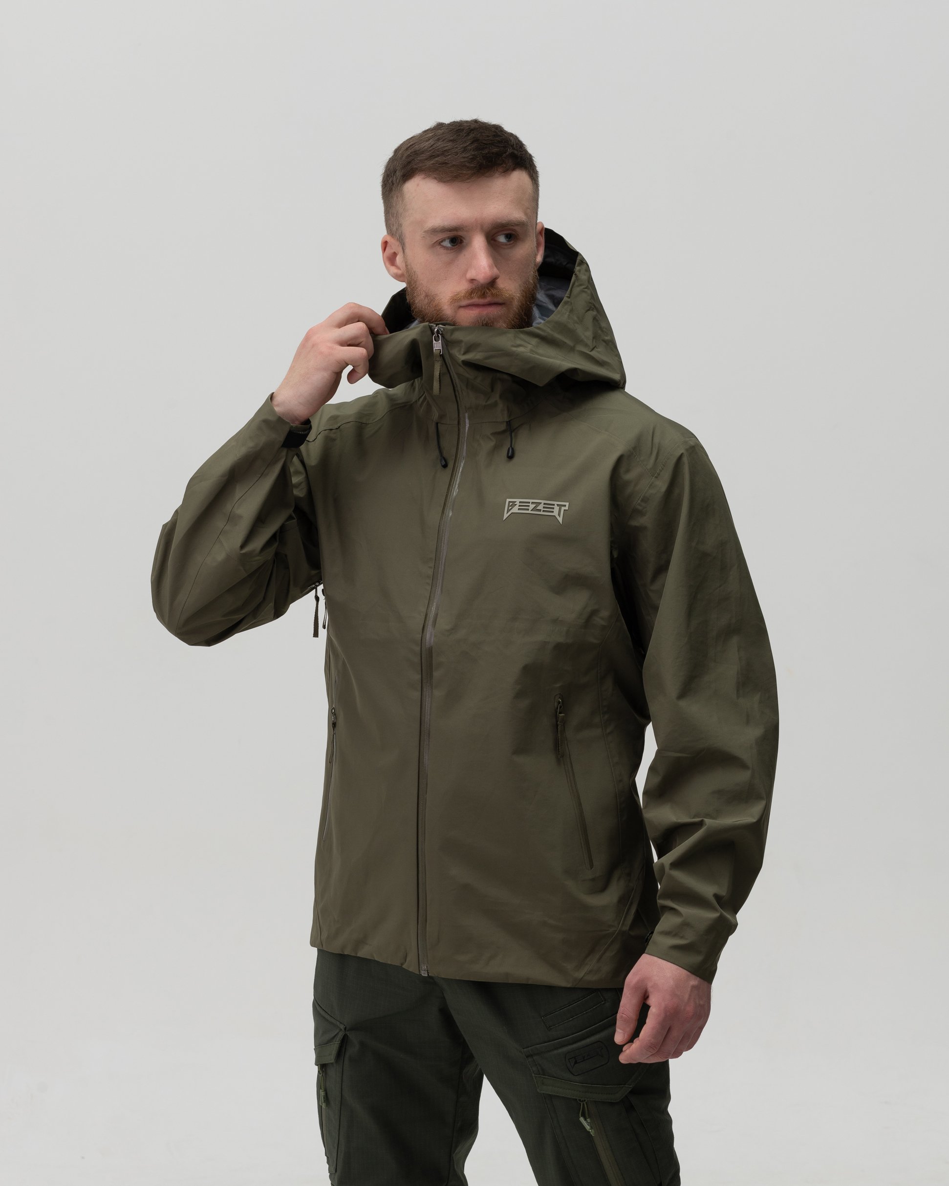 Куртка вітрівка BEZET ShieldTech хакі - Фото 3
