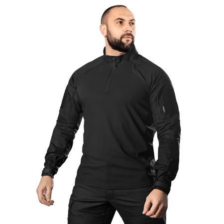 Бойова сорочка Camotec Raid Twill Sorona Чорний KOMBAT