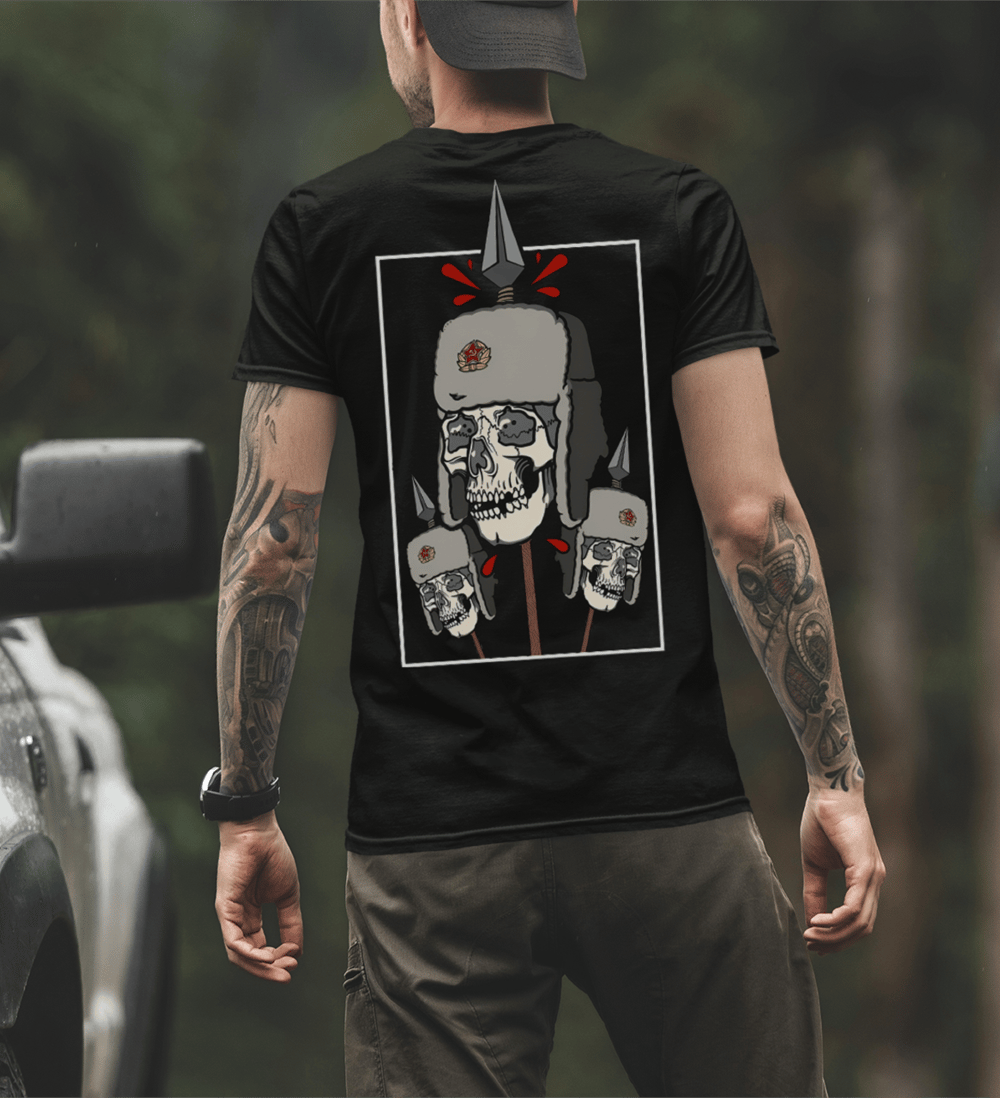 Футболка з принтом 1312 чорна We feel