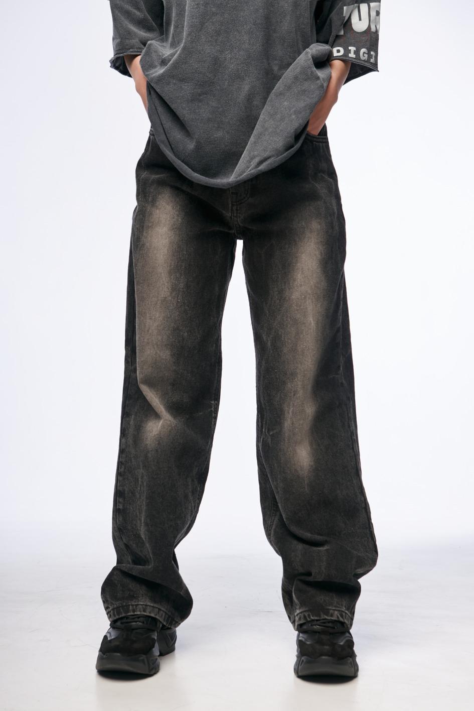 Джинси баггі з вареним ефектом TURWEAR