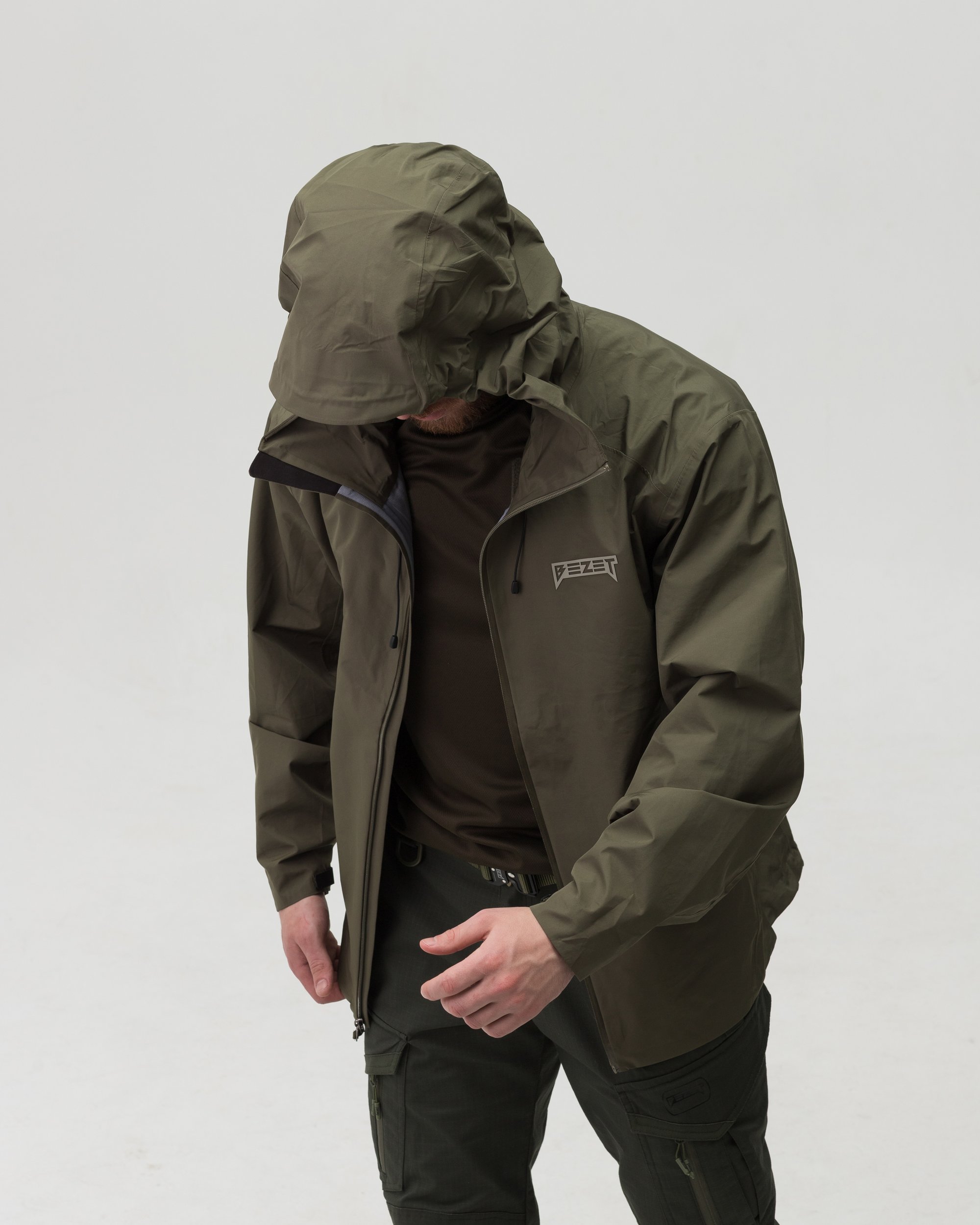 Куртка вітрівка BEZET ShieldTech хакі - Фото 28