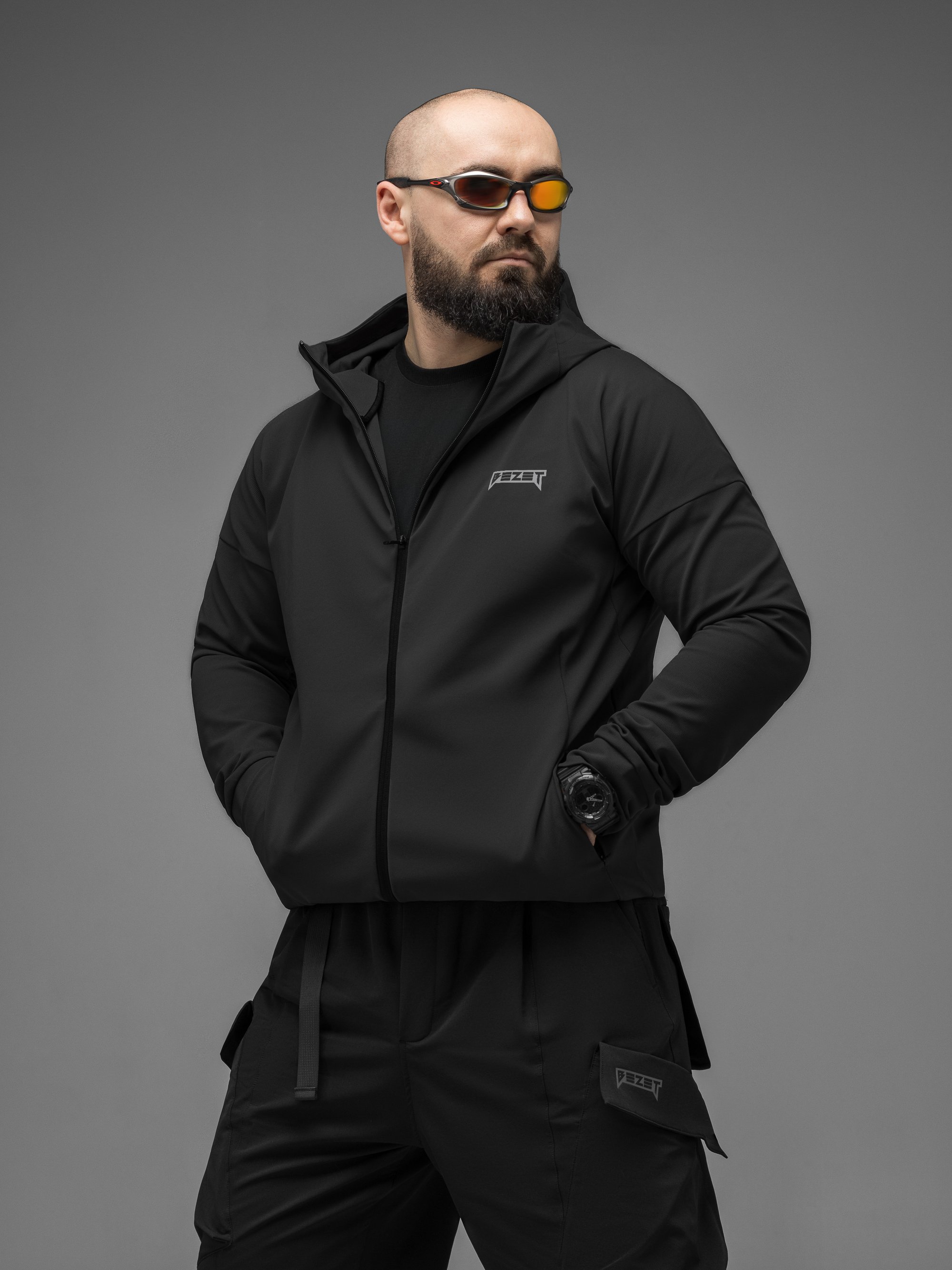 Куртка вітрівка BEZET Apex чорний - Фото 11