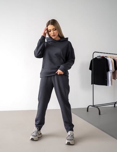 Жіночий спортивний костюм Teamv OVERSIZE 23 Графіт