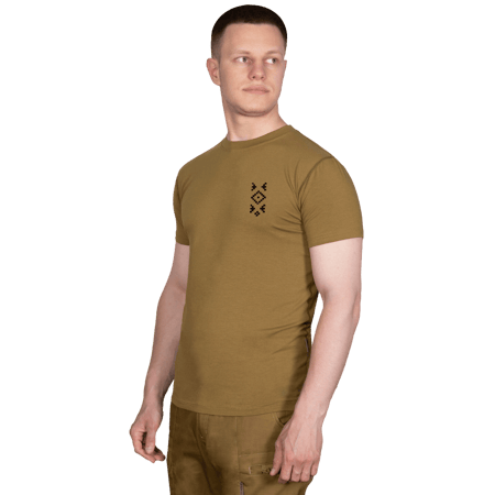 Футболка Camotec Modal Вишиванка Койот KOMBAT