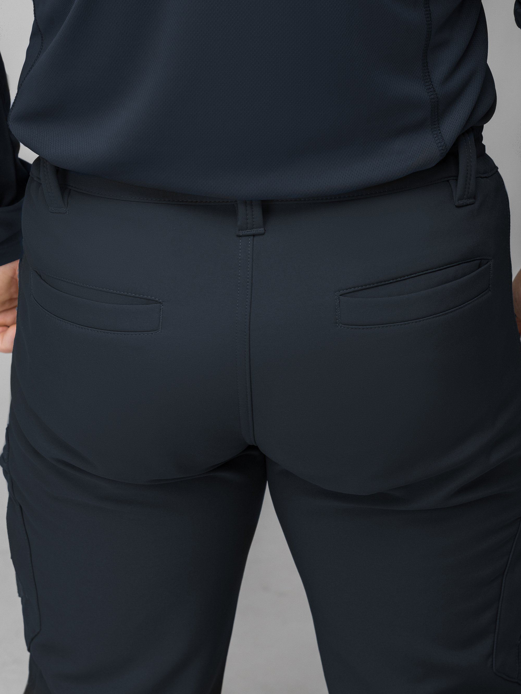 Зимові штани карго тактичні Softshell BEZET Ешелон синій - Фото 20