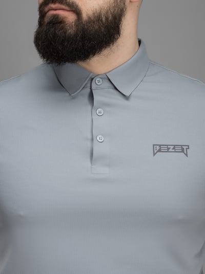 Футболка поло BEZET Air-wave сірий - Фото 2