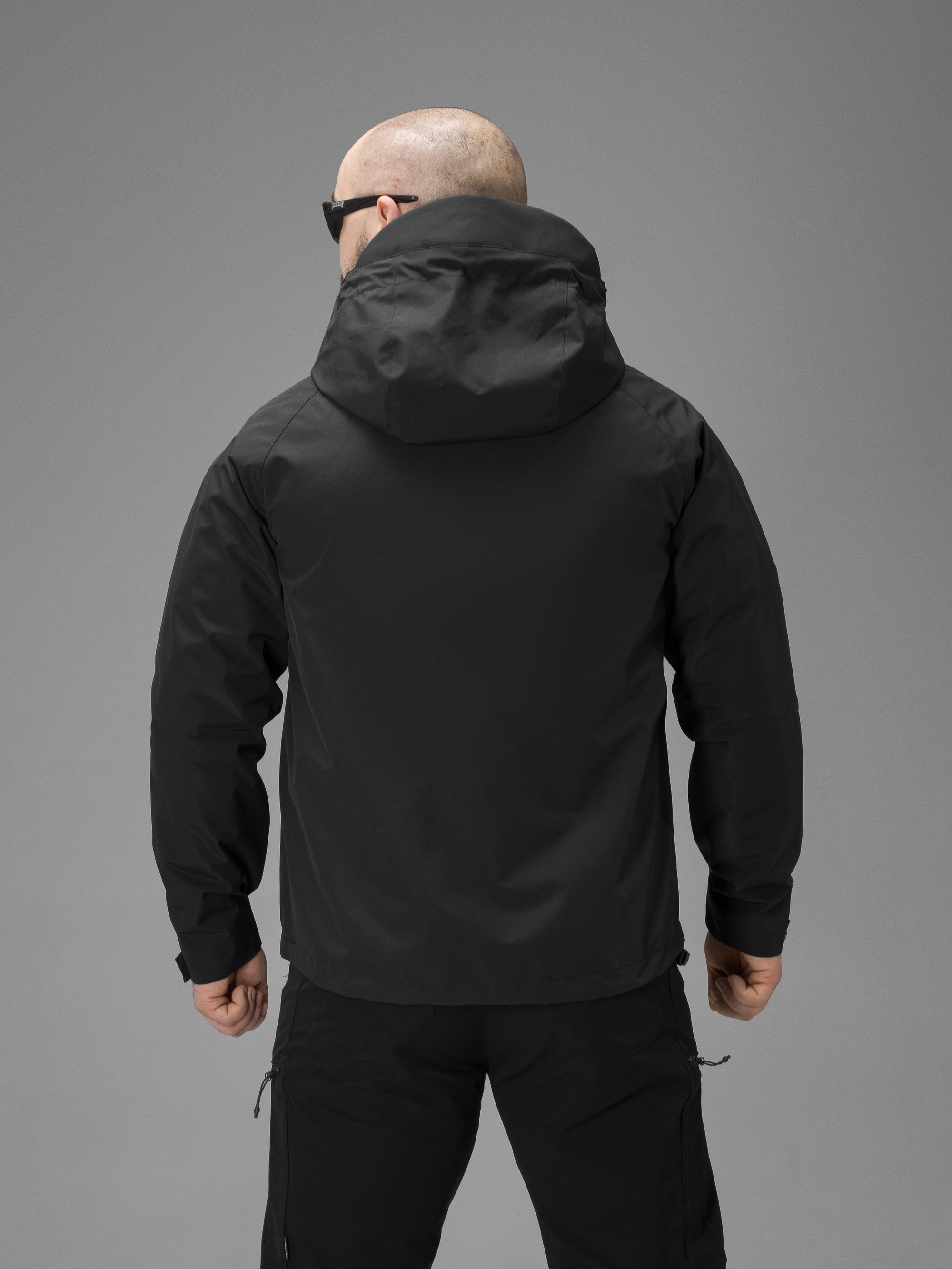 Куртка вітрівка BEZET Trail чорний - Фото 27