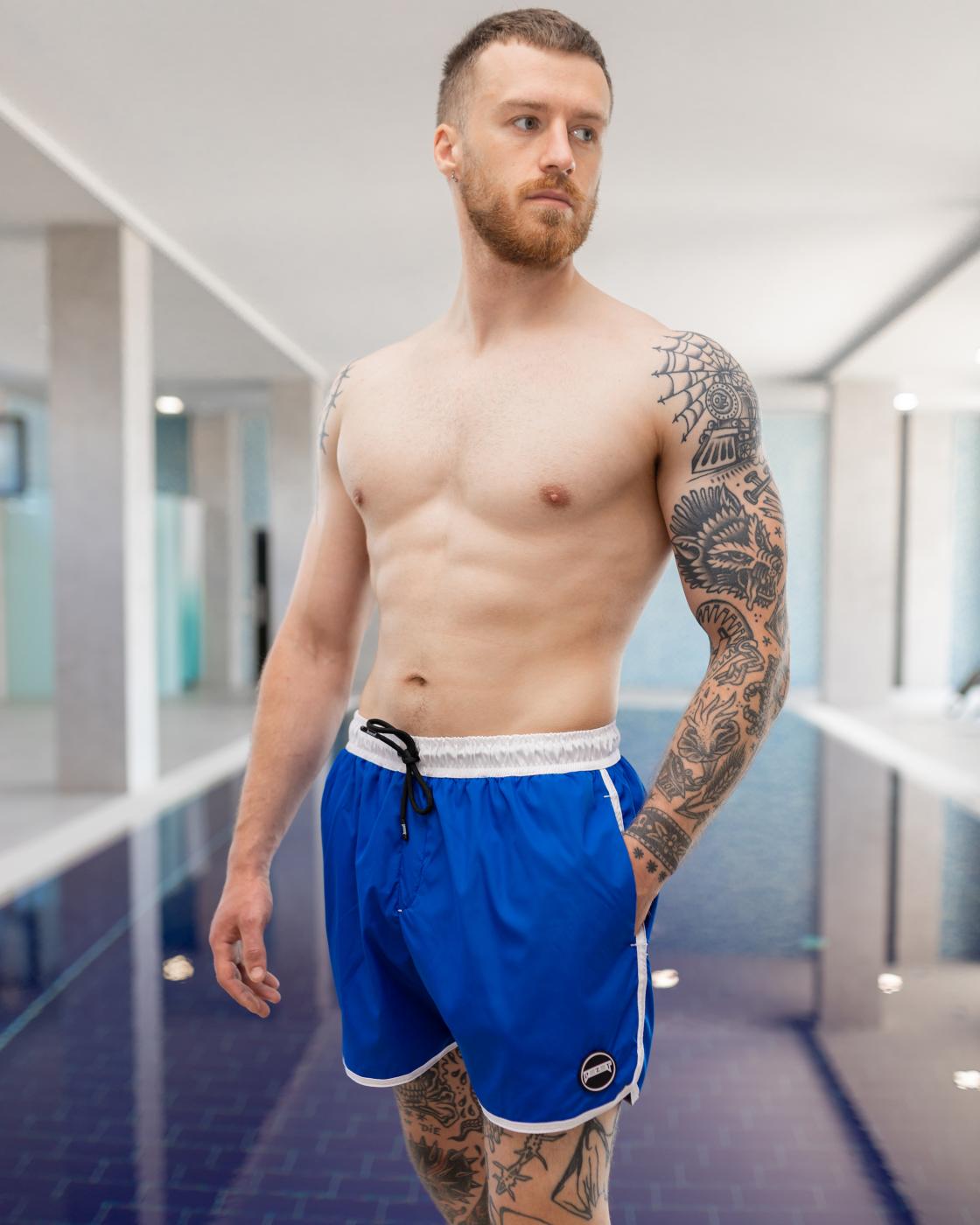 Шорти плавальні BEZET Aqua блакитний - Фото 3