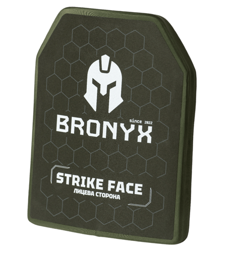 Бронеплита CAP6-M (2.9 кг) (6 класс) BRONYX 250*300 (одна плоскость) (1шт) KIBORG