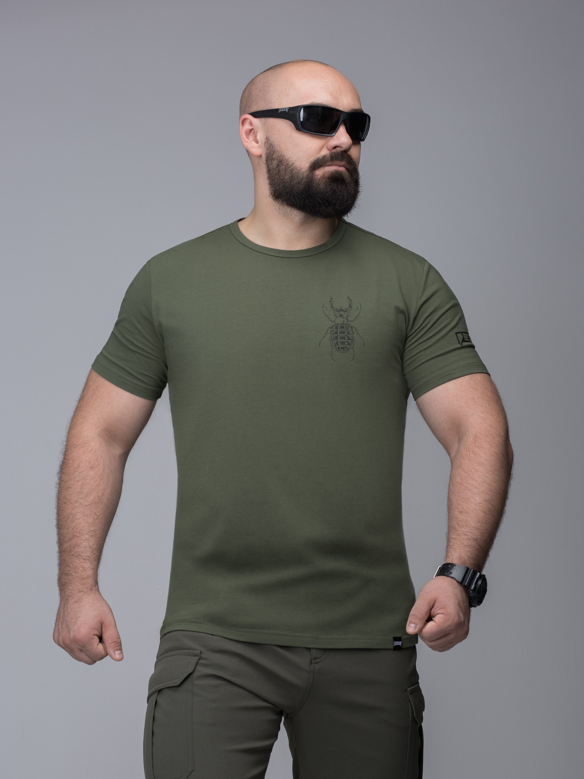Футболка BEZET Scarab Ops хакі - Фото 4