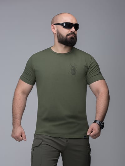 Футболка BEZET Scarab Ops хакі - Фото 4