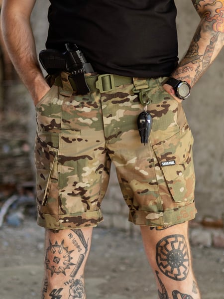Шорти тактичні Shrapnel Multicam v.2.0 в кольорі мультикам