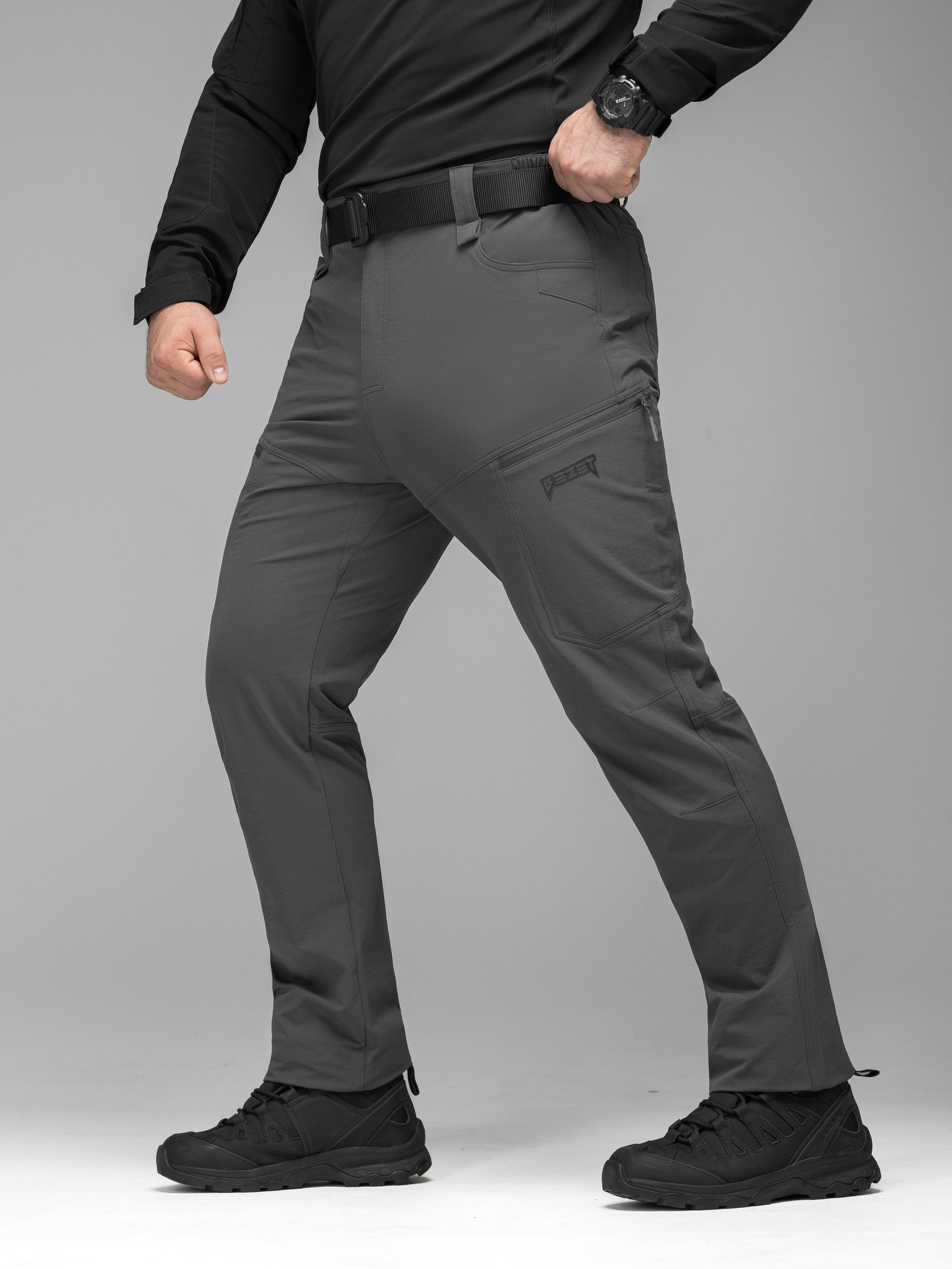 Штани карго тактичні BEZET TactDry 240 сірий - Фото 6