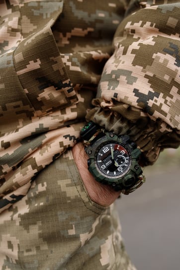 Чоловічий водостійкий тактичний годинник Besta Military з компасом - Фото 15