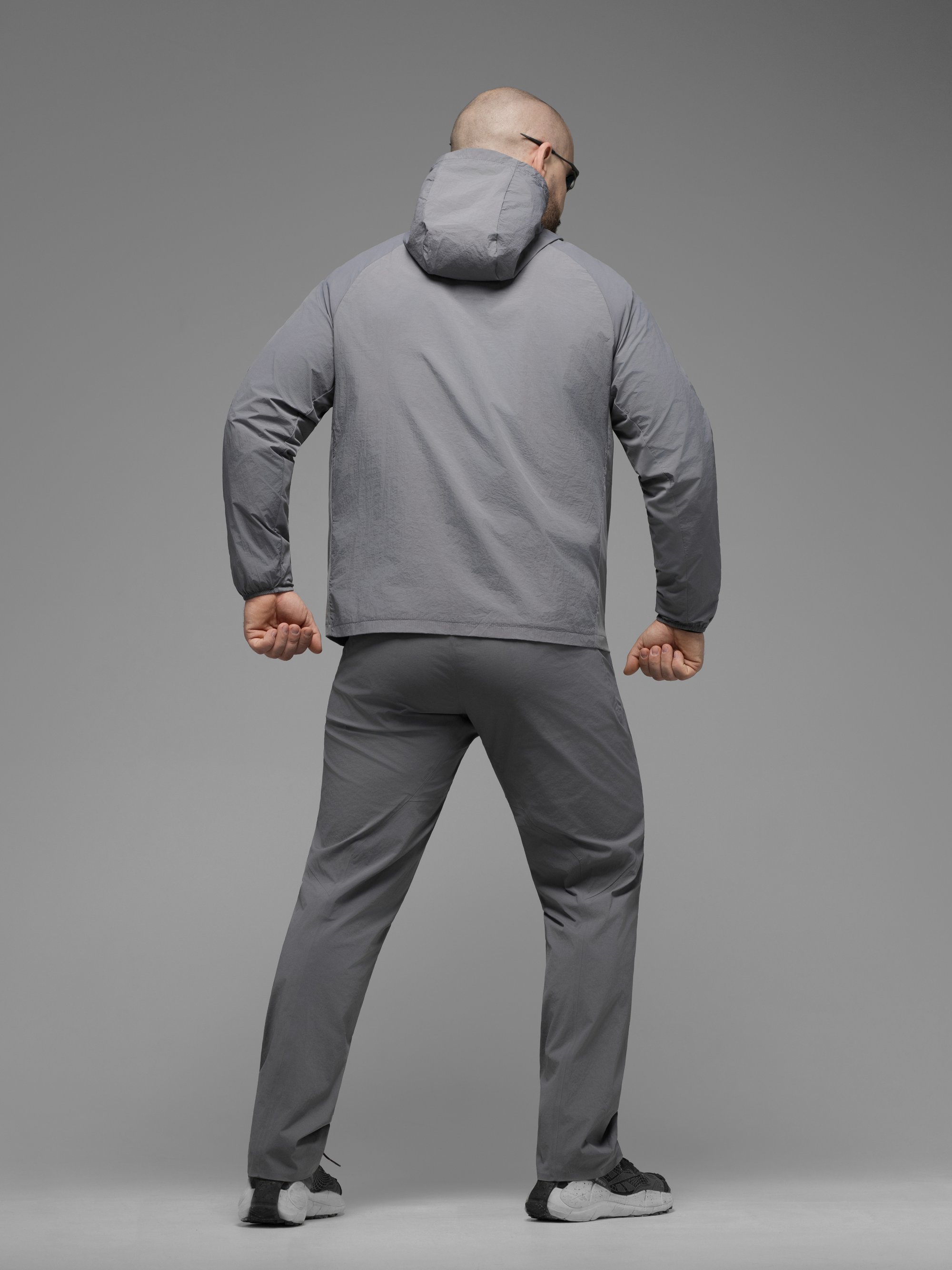 Куртка вітрівка BEZET Solguard UV 100 сірий - Фото 37