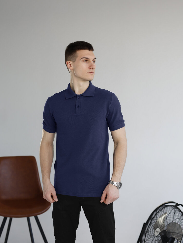 Футболка поло Pobedov Royal синя