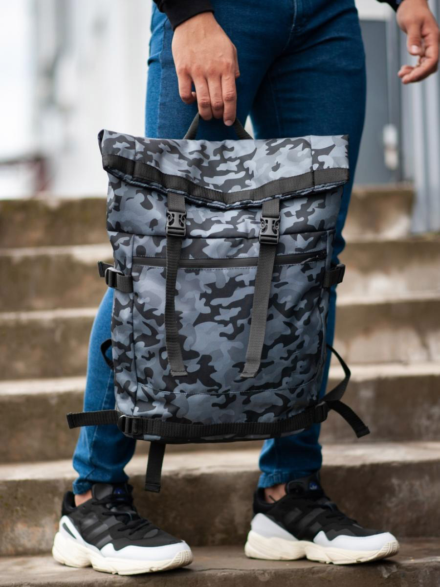 Рюкзак Rolltop BEZET Grey camo'19