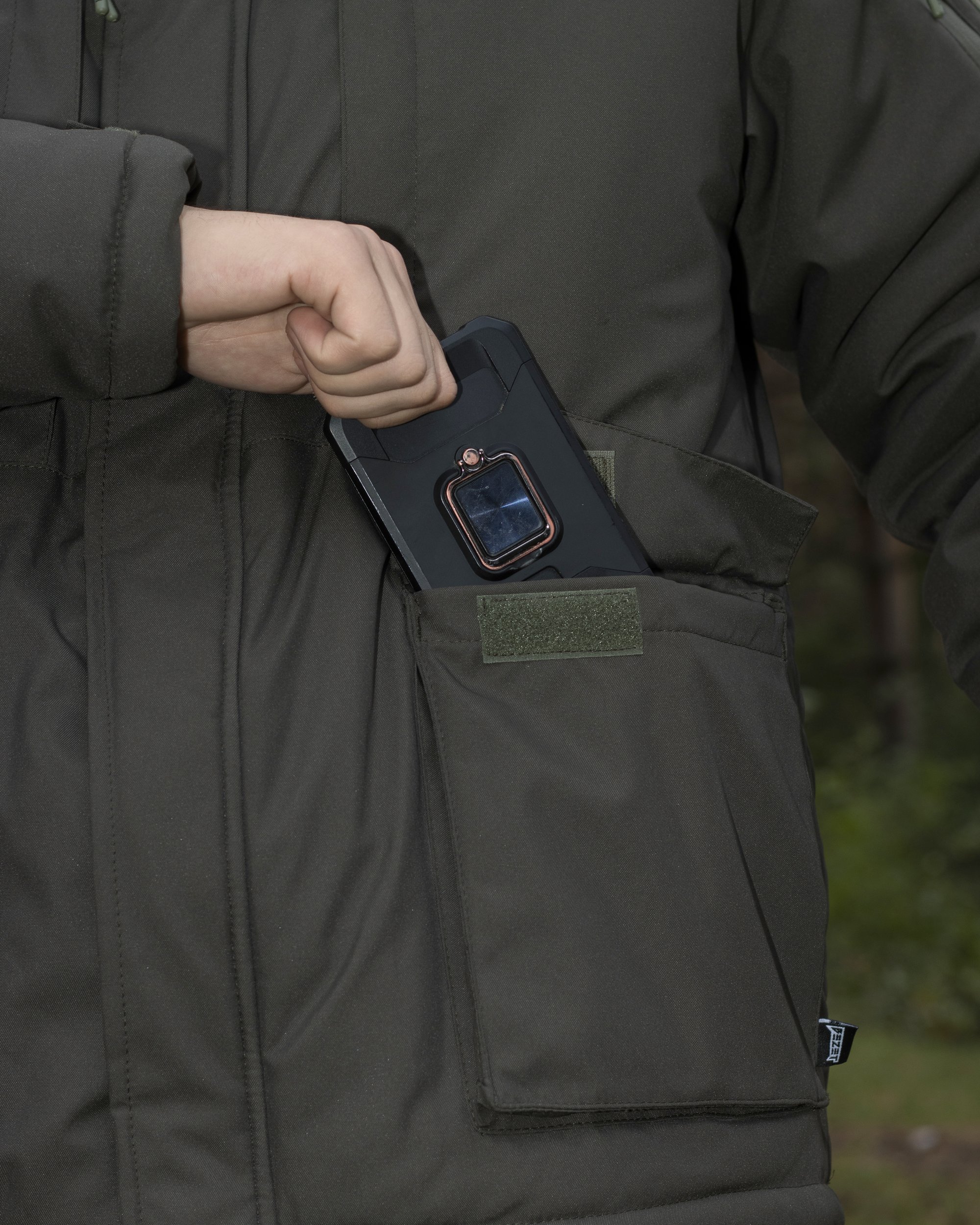 Куртка тактична зимова BEZET SnowPatrol хакі - Фото 26