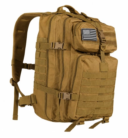 Рюкзак тактичний MOLLE 45 л. Койот