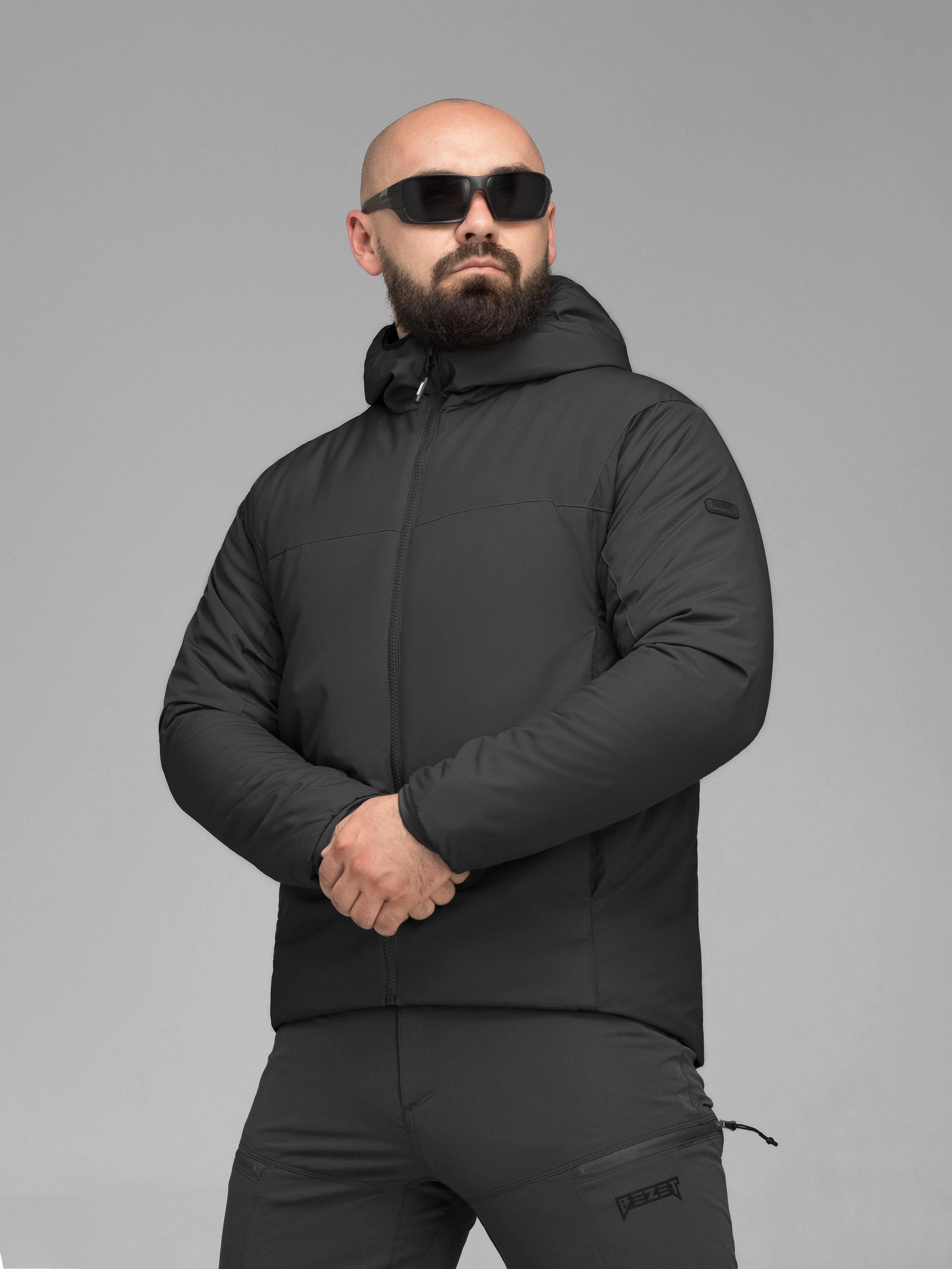 Куртка тактична BEZET Снайпер чорний - Фото 6