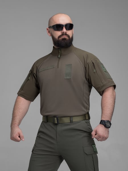 Футболка тактическая боевая BEZET Combat хаки